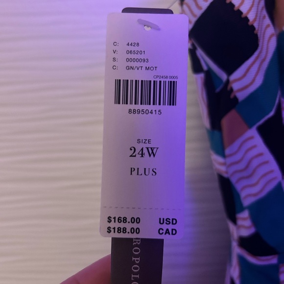 🖤💚Anthropologie Green & Black Assymetrical Slip Dress💚🖤 - Picture 7 of 11